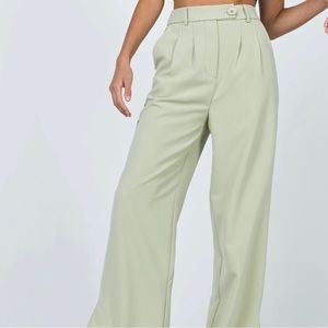 Princess Polly Sage Astrid Pants